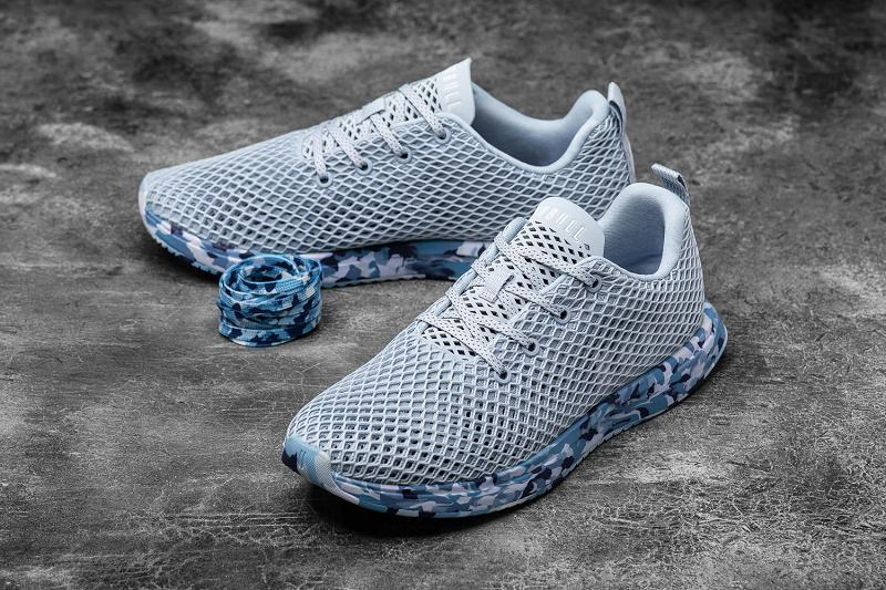 Blue Nobull Ice Wild Ocean Mesh Runner Women's Running Shoes | CA T1657C